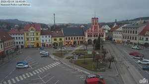 Město Police nad Metují - Masarykovo náměstí - 14.2.2026 v 16:45