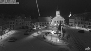 Město Police nad Metují - Masarykovo náměstí - 18.2.2026 v 04:15