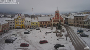 Město Police nad Metují - Masarykovo náměstí - 18.2.2026 v 08:15