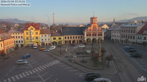 Město Police nad Metují - Masarykovo náměstí - 4.3.2026 v 07:15