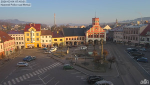 Město Police nad Metují - Masarykovo náměstí - 4.3.2026 v 07:45