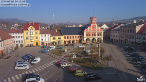 Město Police nad Metují - Masarykovo náměstí - 4.3.2026 v 09:15