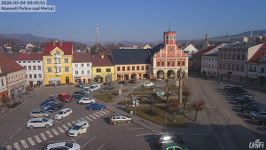Město Police nad Metují - Masarykovo náměstí - 4.3.2026 v 09:45