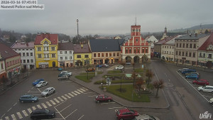 Město Police nad Metují - Masarykovo náměstí - 16.3.2026 v 07:45
