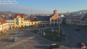 Město Police nad Metují - Masarykovo náměstí - 3.4.2026 v 07:45