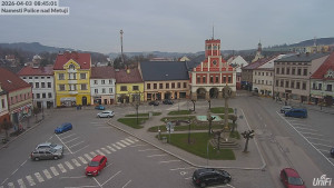 Město Police nad Metují - Masarykovo náměstí - 3.4.2026 v 08:45