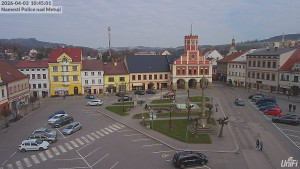 Město Police nad Metují - Masarykovo náměstí - 3.4.2026 v 10:45