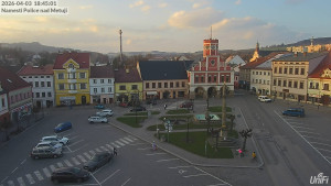 Město Police nad Metují - Masarykovo náměstí - 3.4.2026 v 18:45