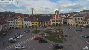 Město Police nad Metují - Masarykovo náměstí - 5.4.2026 v 16:45 Město Police nad Metují - Masarykovo náměstí - 5.4.2026 v 16:45