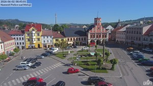 Město Police nad Metují - Masarykovo náměstí - 2.6.2026 v 08:45