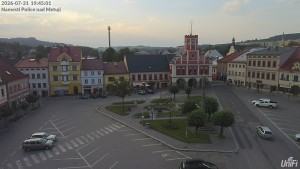 Stadt Police nad Metují - Masaryk-Platz - 31.7.2026 v 19:45 Stadt Police nad Metují - Masaryk-Platz - 31.7.2026 v 19:45