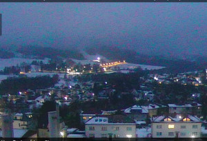 Nové Město na Moravě - Panorama severozápad - 5.2.2026 v 06:45