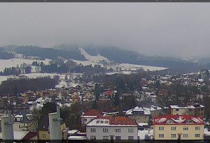 Nové Město na Moravě - Panorama severozápad - 5.2.2026 v 08:45