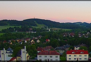Nové Město na Moravě - Panorama severozápad - 16.6.2026 v 04:45 Nové Město na Moravě - Panorama severozápad - 16.6.2026 v 04:45