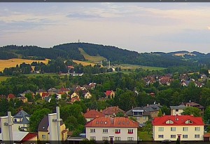 Neustadt in Mähren - Nordwestpanorama - 31.7.2026 v 05:45 Neustadt in Mähren - Nordwestpanorama - 31.7.2026 v 05:45