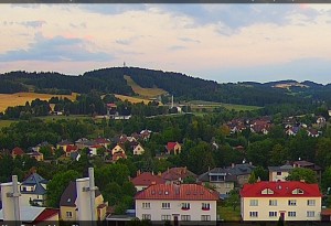 Nowe Miasto na Morawach - Panorama północno-zachodnie - 8.8.2026 v 05:45 Nowe Miasto na Morawach - Panorama północno-zachodnie - 8.8.2026 v 05:45