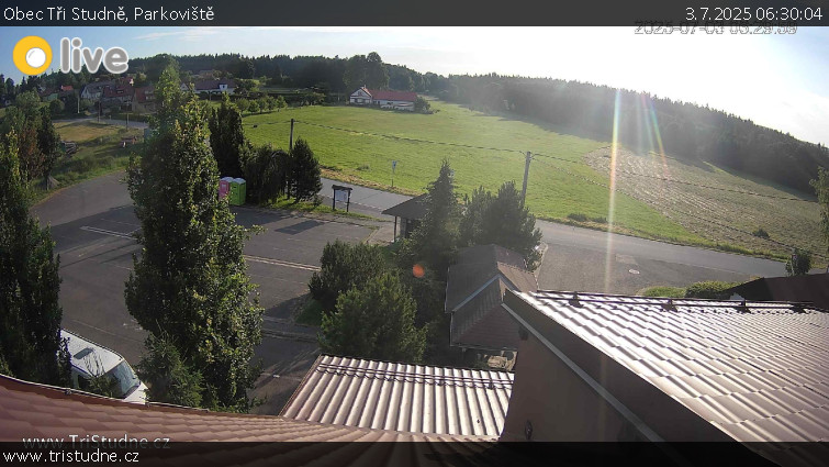 Obec Tři Studně - Parkoviště - 3.7.2025 v 06:30
