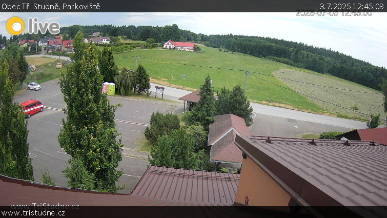 Obec Tři Studně - Parkoviště - 3.7.2025 v 12:45