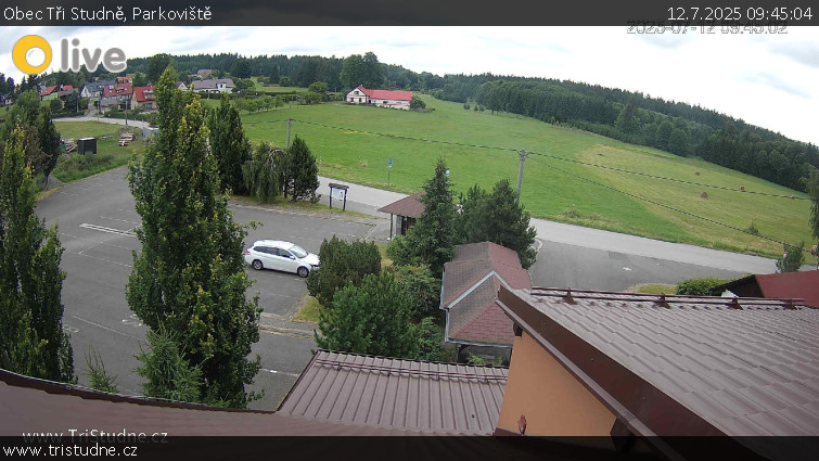 Obec Tři Studně - Parkoviště - 12.7.2025 v 09:45 Obec Tři Studně - Parkoviště - 12.7.2025 v 09:45