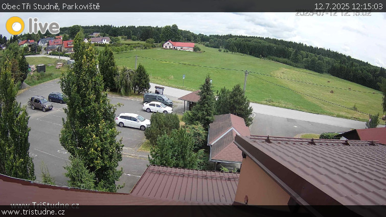 Obec Tři Studně - Parkoviště - 12.7.2025 v 12:15