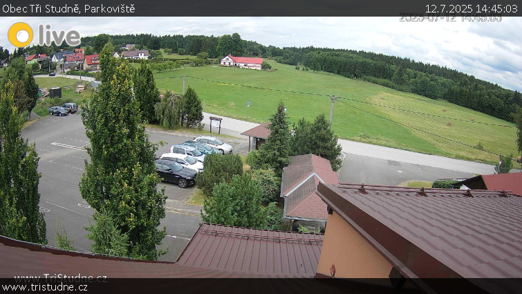 Obec Tři Studně - Parkoviště - 12.7.2025 v 14:45