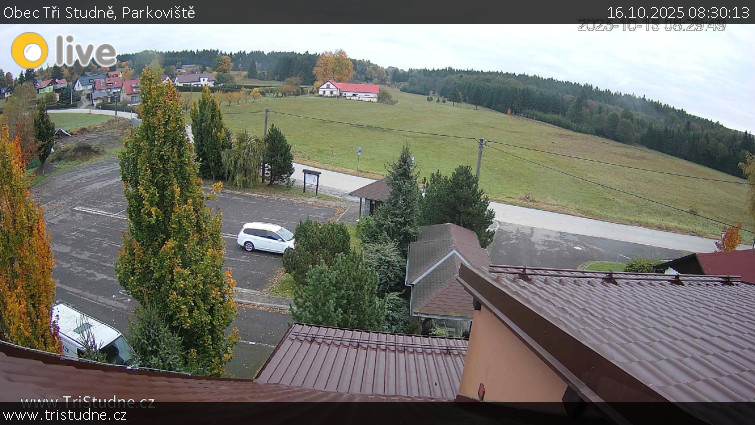 Obec Tři Studně - Parkoviště - 16.10.2025 v 08:30 Obec Tři Studně - Parkoviště - 16.10.2025 v 08:30