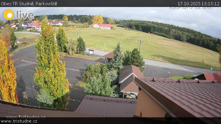 Obec Tři Studně - Parkoviště - 17.10.2025 v 13:15 Obec Tři Studně - Parkoviště - 17.10.2025 v 13:15
