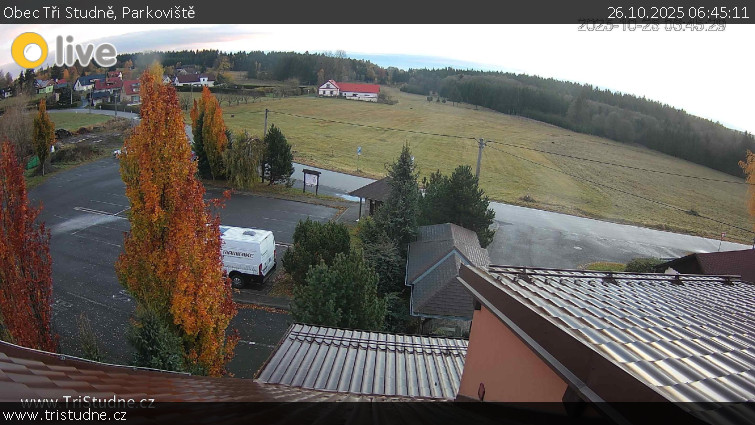 Obec Tři Studně - Parkoviště - 26.10.2025 v 06:45