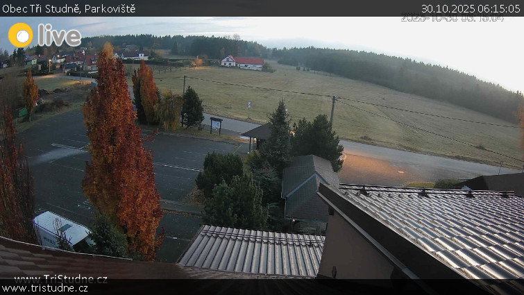 Obec Tři Studně - Parkoviště - 30.10.2025 v 06:15