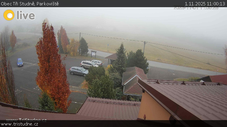 Obec Tři Studně - Parkoviště - 1.11.2025 v 11:00