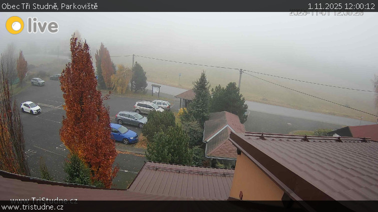 Obec Tři Studně - Parkoviště - 1.11.2025 v 12:00 Obec Tři Studně - Parkoviště - 1.11.2025 v 12:00