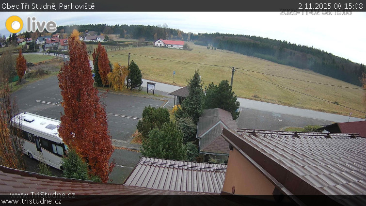 Obec Tři Studně - Parkoviště - 2.11.2025 v 08:15 Obec Tři Studně - Parkoviště - 2.11.2025 v 08:15