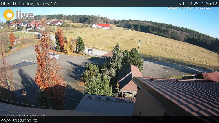 Obec Tři Studně - Parkoviště - 6.11.2025 v 11:30