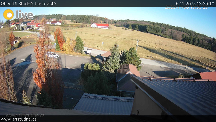 Obec Tři Studně - Parkoviště - 6.11.2025 v 13:30