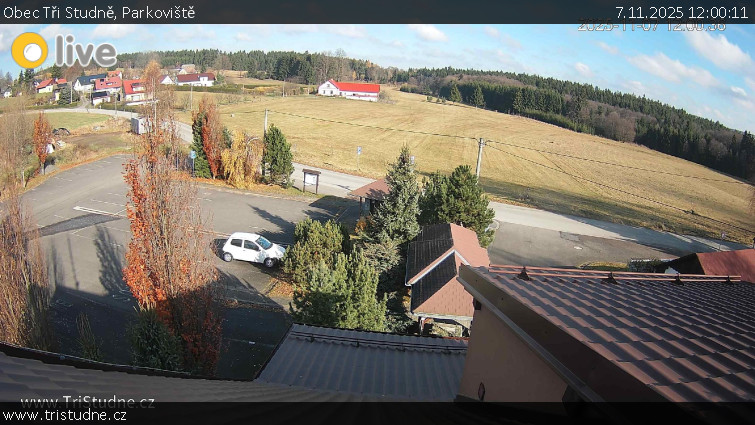 Obec Tři Studně - Parkoviště - 7.11.2025 v 12:00