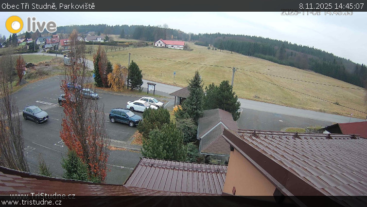 Obec Tři Studně - Parkoviště - 8.11.2025 v 14:45