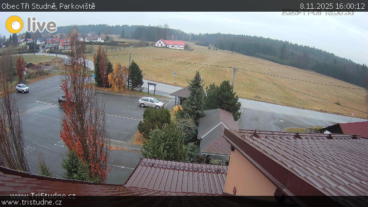 Obec Tři Studně - Parkoviště - 8.11.2025 v 16:00
