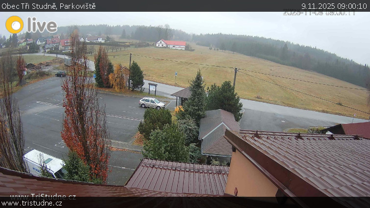 Obec Tři Studně - Parkoviště - 9.11.2025 v 09:00