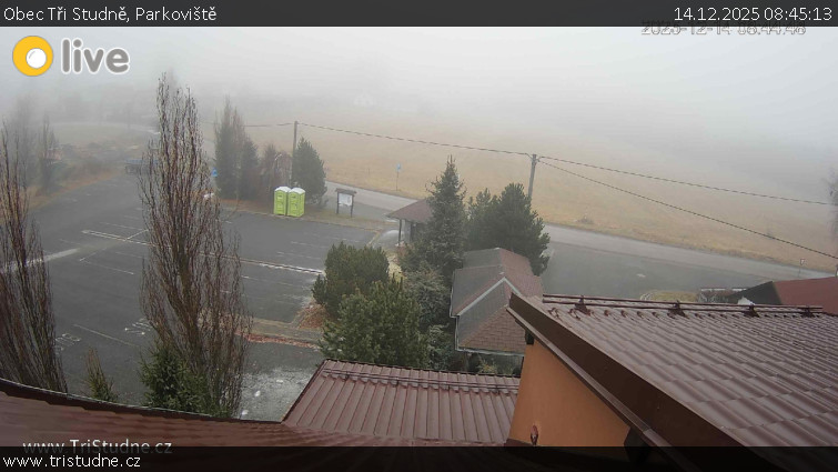 Obec Tři Studně - Parkoviště - 14.12.2025 v 08:45