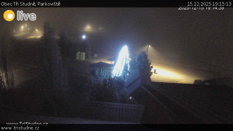 Obec Tři Studně - Parkoviště - 15.12.2025 v 19:15