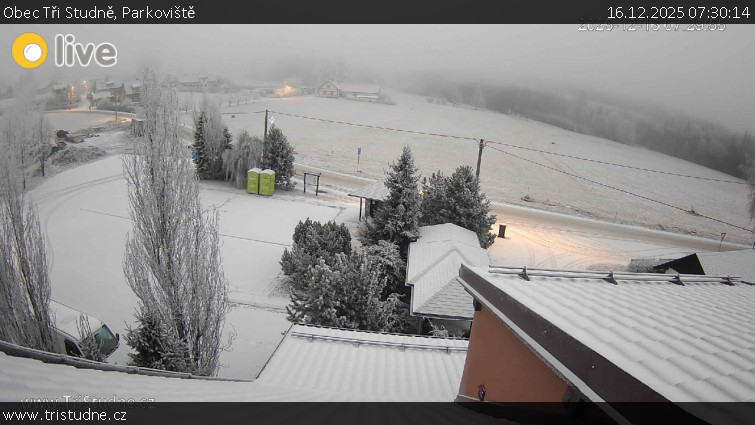 Obec Tři Studně - Parkoviště - 16.12.2025 v 07:30