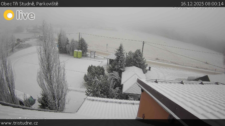 Obec Tři Studně - Parkoviště - 16.12.2025 v 08:00