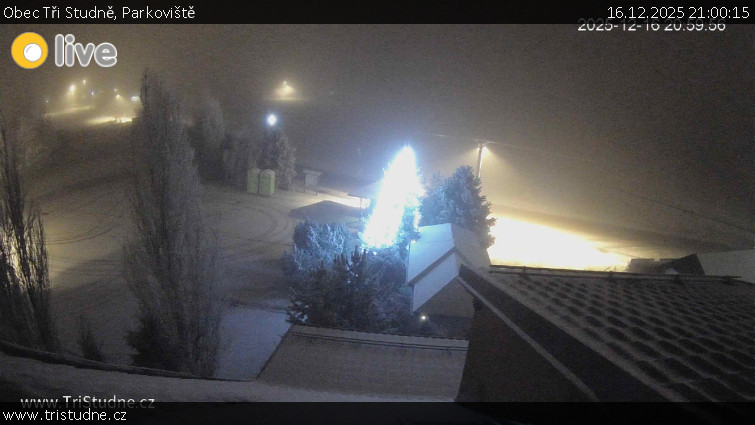 Obec Tři Studně - Parkoviště - 16.12.2025 v 21:00
