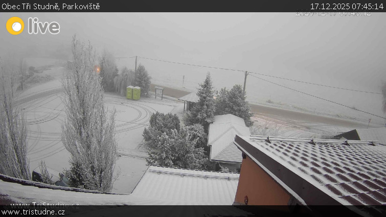 Obec Tři Studně - Parkoviště - 17.12.2025 v 07:45