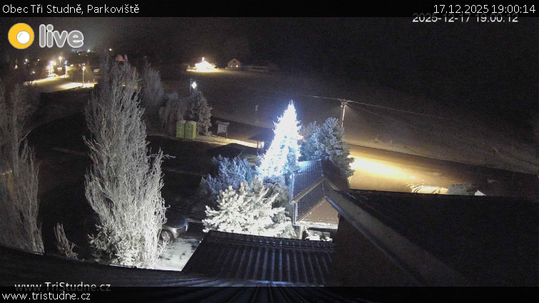 Obec Tři Studně - Parkoviště - 17.12.2025 v 19:00