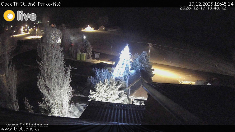 Obec Tři Studně - Parkoviště - 17.12.2025 v 19:45
