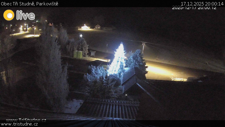 Obec Tři Studně - Parkoviště - 17.12.2025 v 20:00