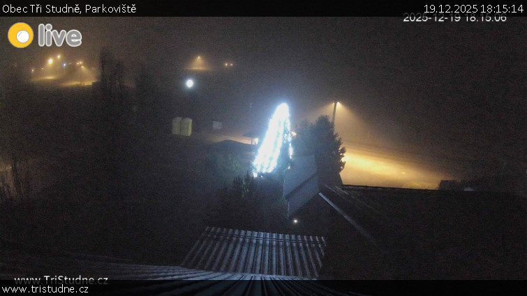 Obec Tři Studně - Parkoviště - 19.12.2025 v 18:15
