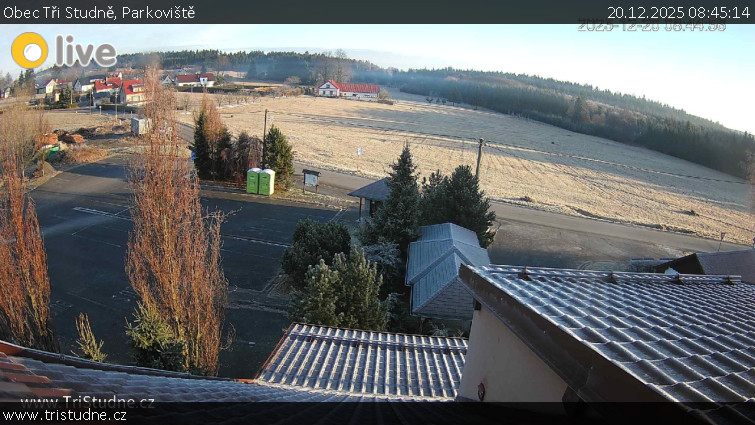 Obec Tři Studně - Parkoviště - 20.12.2025 v 08:45