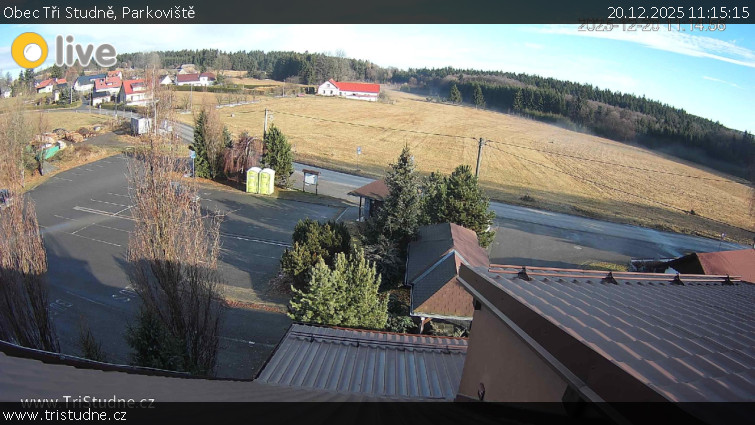Obec Tři Studně - Parkoviště - 20.12.2025 v 11:15